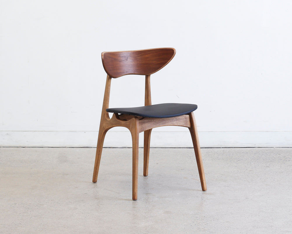 REFINISHED MCM Walnut & Ash Chairs by Deilcraft, 8 chairs available, PERFECT, 395 each, - Mid Century Modern Toronto