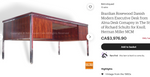 REFINISHED MCM Executive Rosewood Desk L-Shaped by H.Miller for Biltrite 11