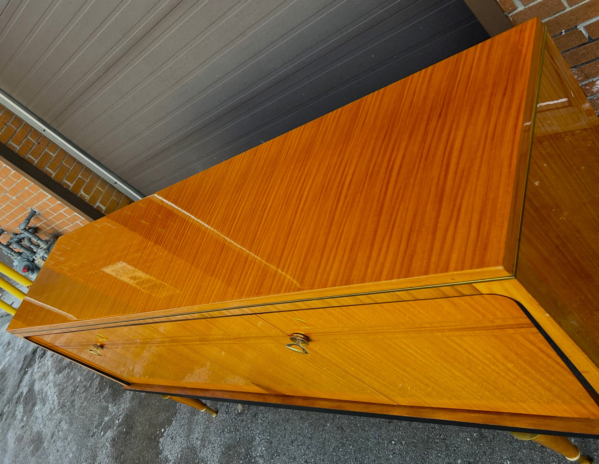 Exquisite French Mid Century Modern Sideboard Buffet Large 94.5