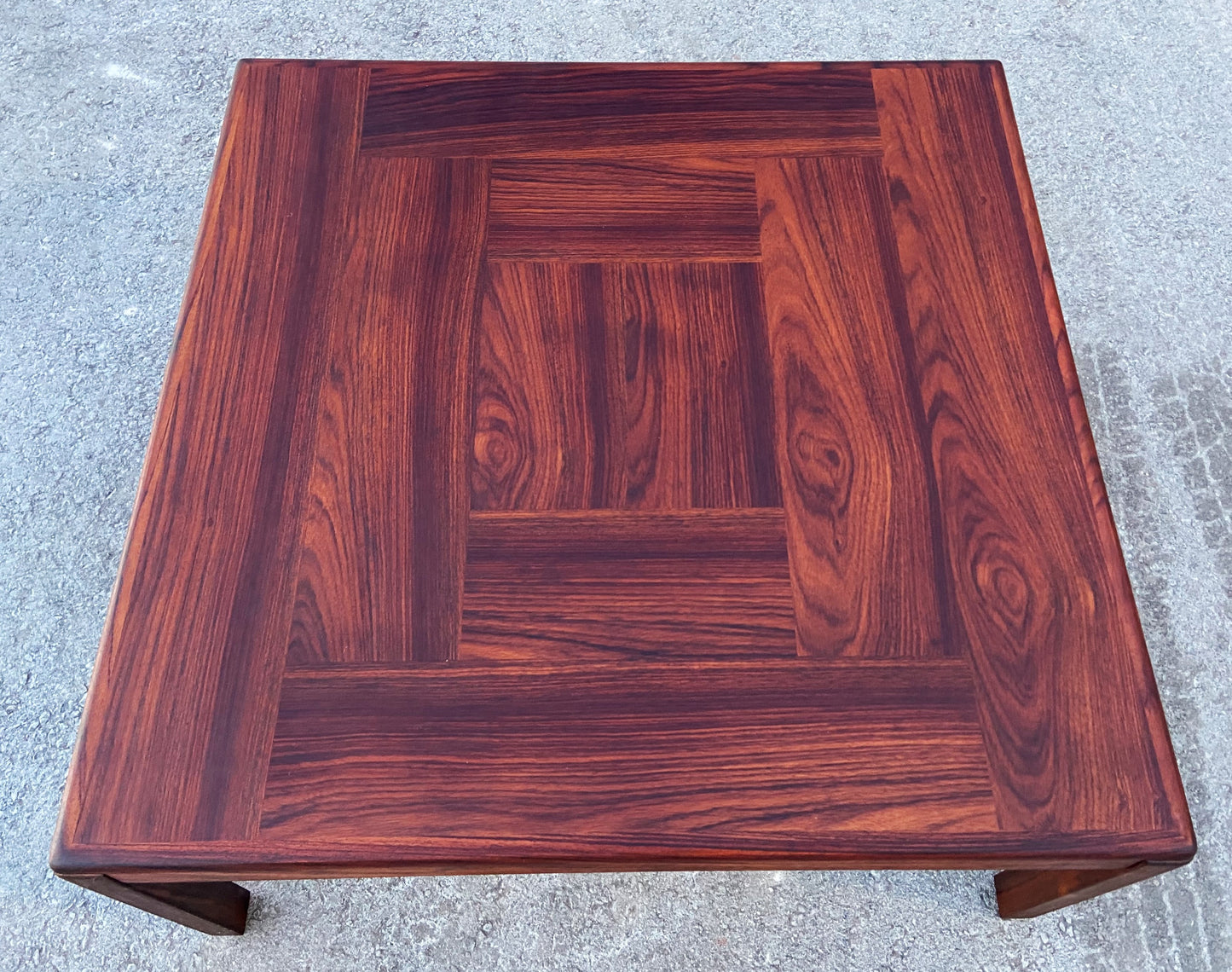 REFINISHED Danish MCM Rosewood Coffee Table, PERFECT