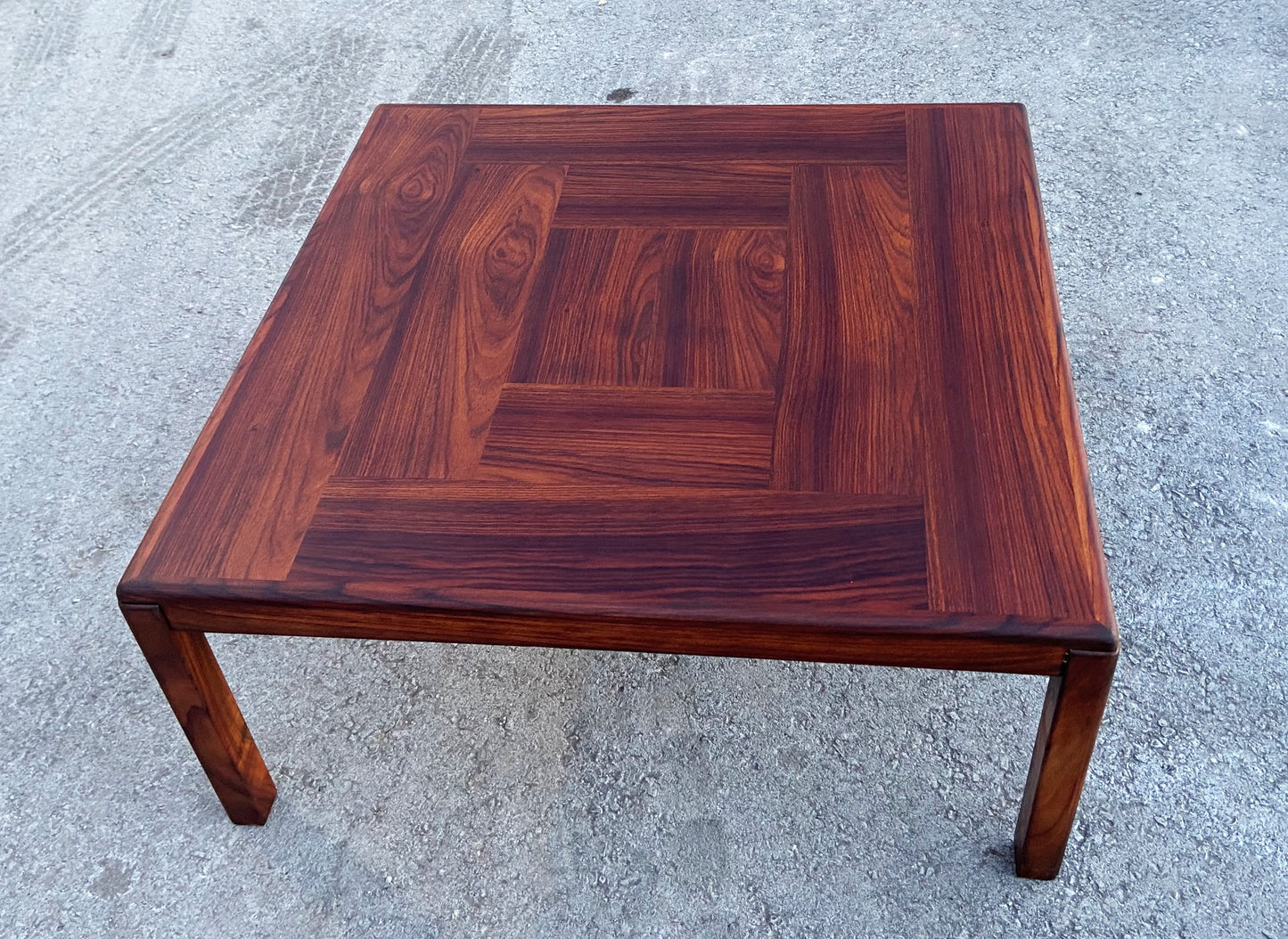 REFINISHED Danish MCM Rosewood Coffee Table, PERFECT