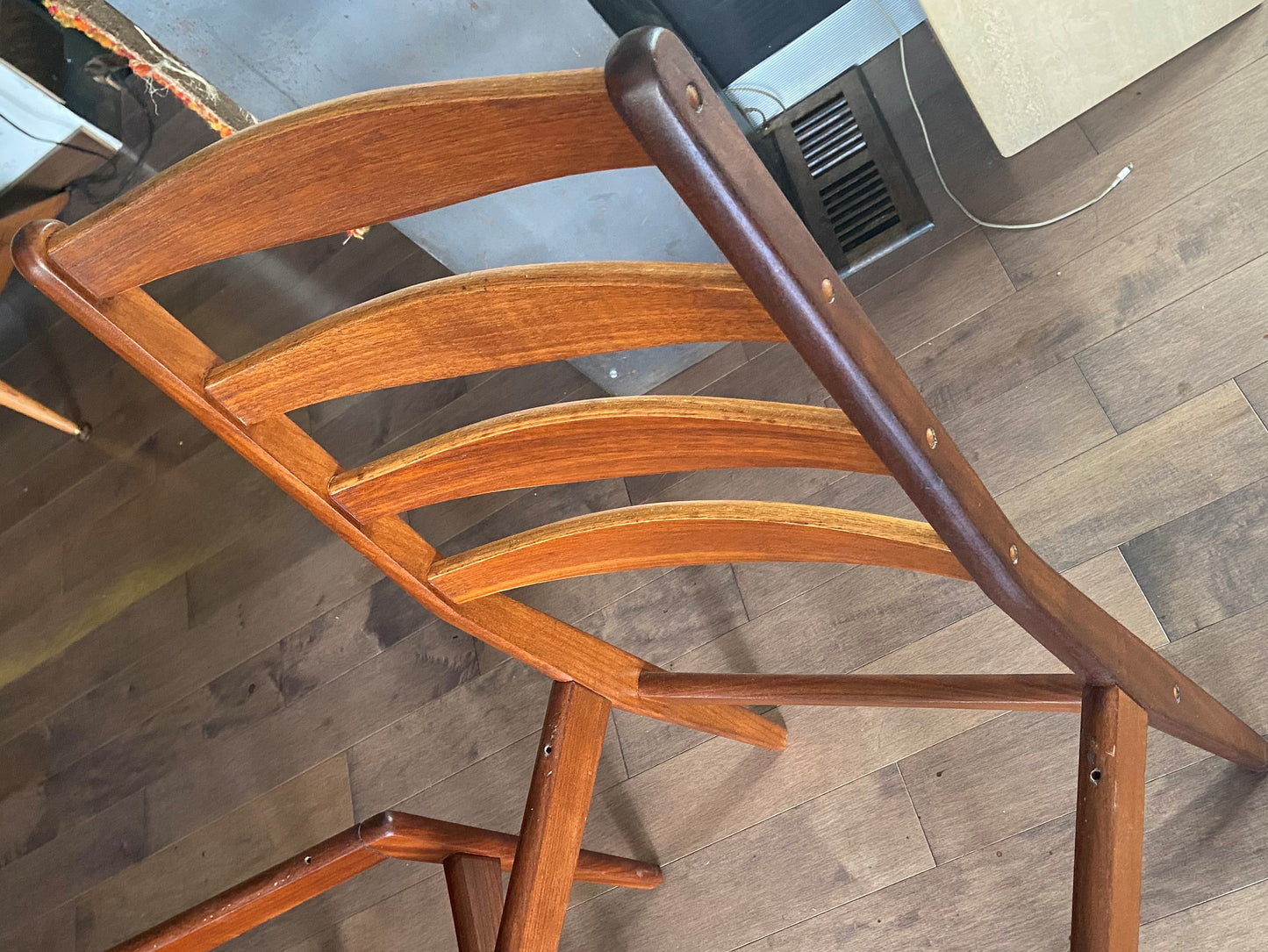 6 REFINISHED Danish Mid Century Modern Teak Chairs by Frem Rojle w NEW seats