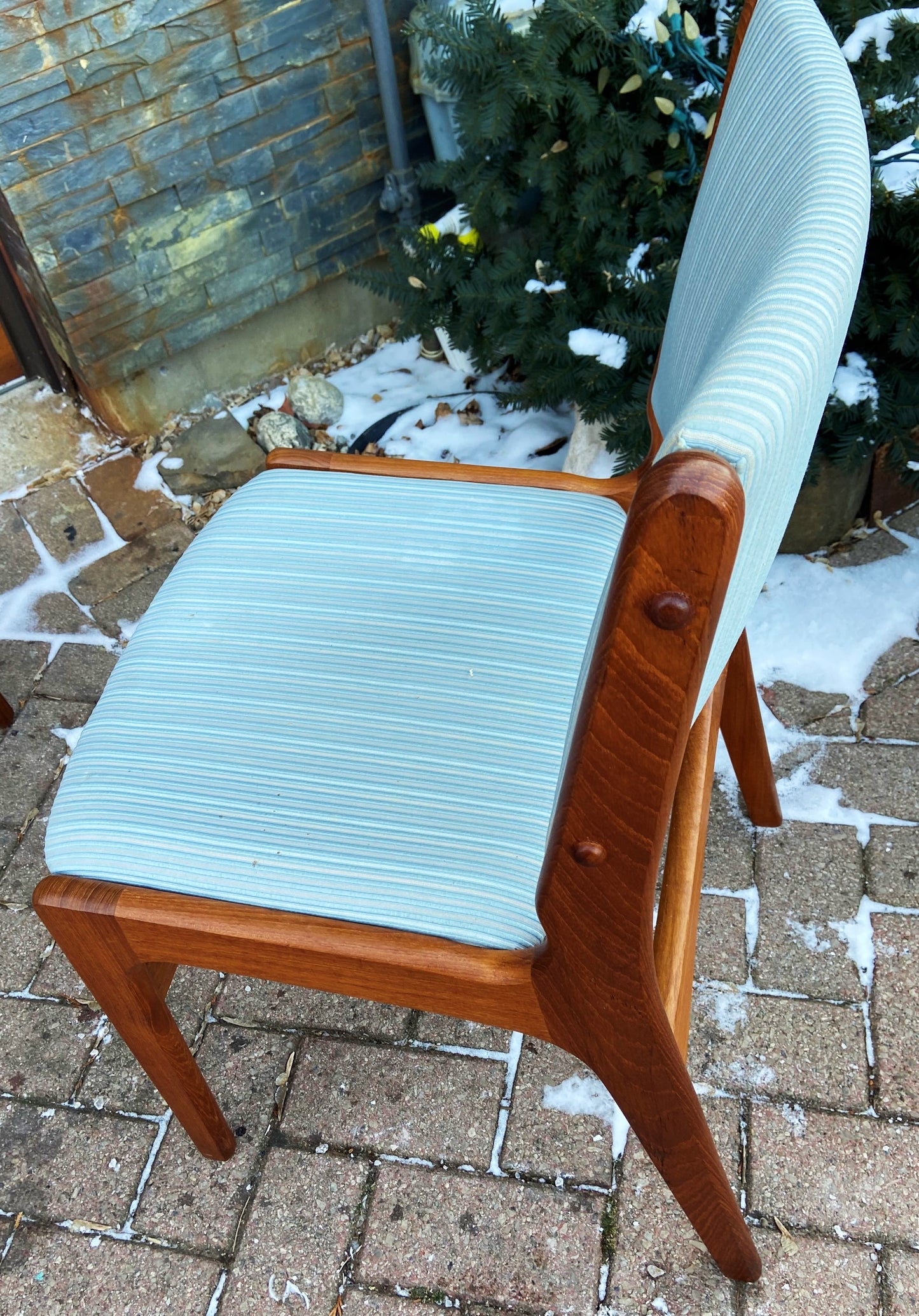 8 RESTORED Danish Mid Century Modern Teak Chairs by J. Andersen