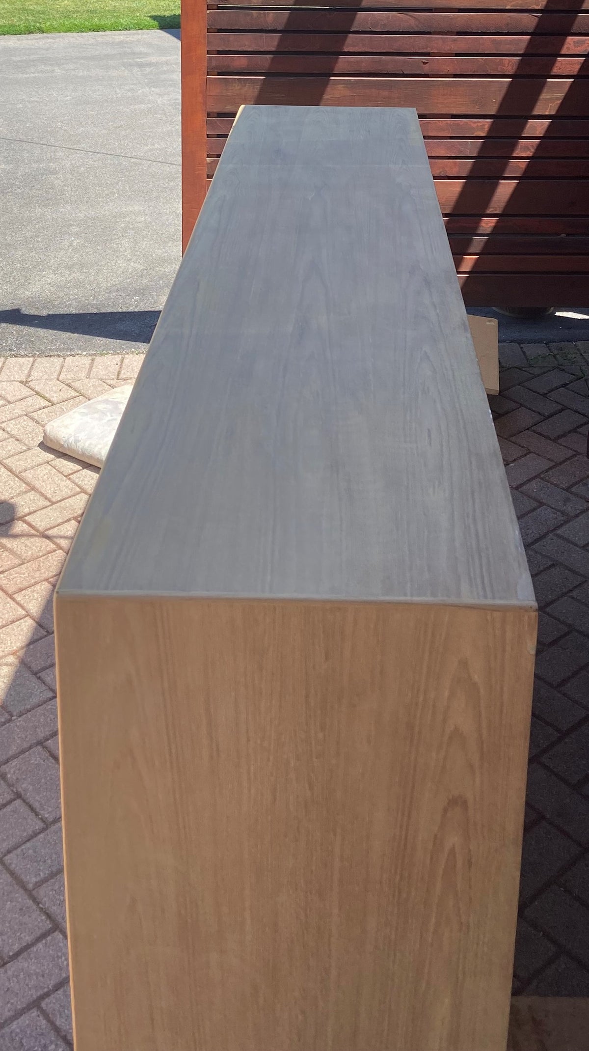 REFINISHED Danish Mid Century Modern Teak Highboard 84
