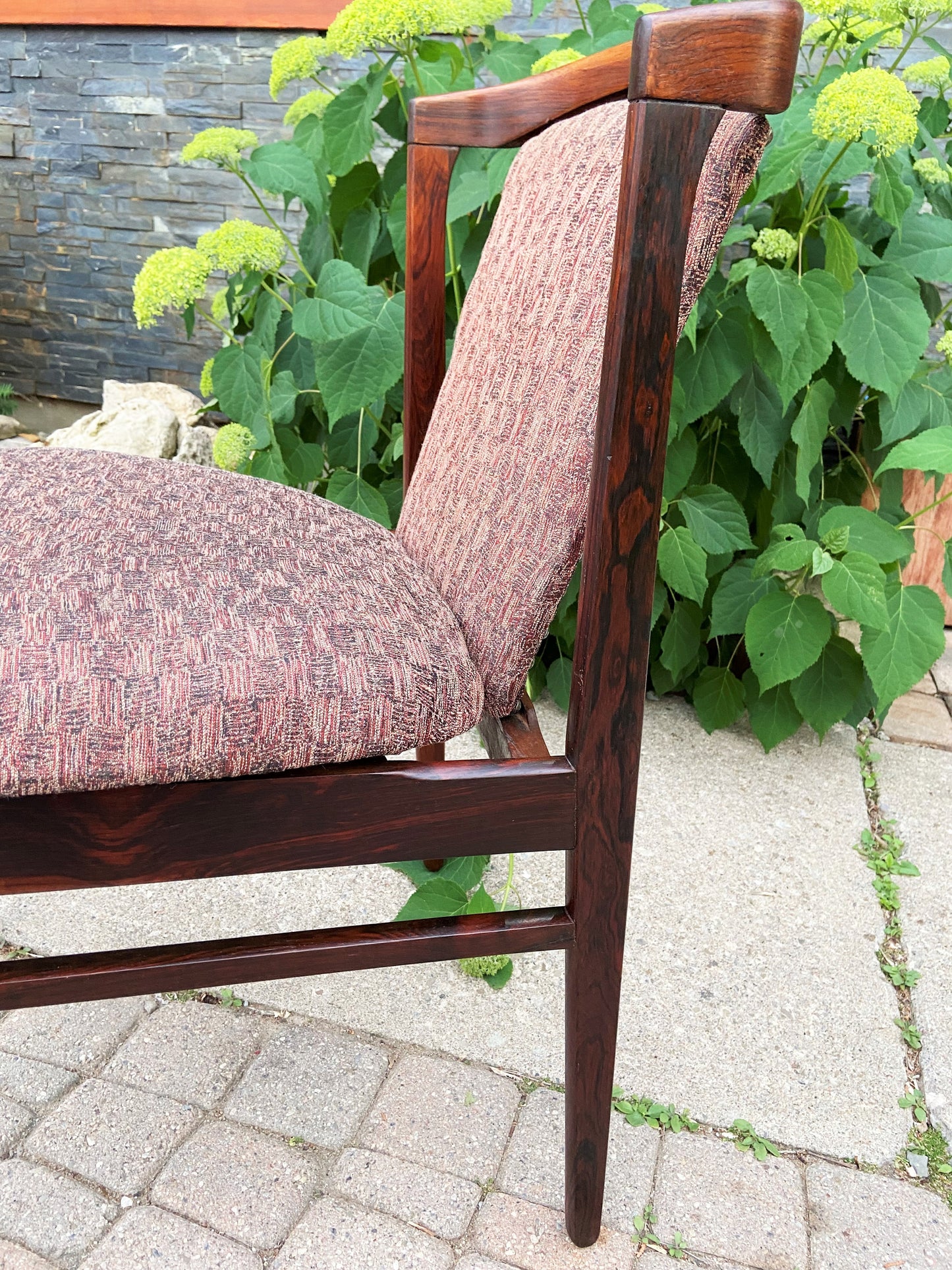 5 REFINISHED Danish MCM Rosewood Chairs by Erik Buch REUPHOLSTERED