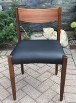 6 REFINISHED REUPHOLSTERED Danish MCM Teak Chairs by P. Volther for Frem Rojle 3