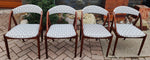 4 RESTORED Mid Century Modern Kai Kristiansen Teak Chairs, Model 31 2