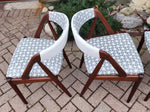 4 RESTORED Mid Century Modern Kai Kristiansen Teak Chairs, Model 31 9