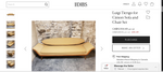 REFINISHED REUPHOLSTERED in Maharam MCM Gondola Sofa & Armchair by L. Tiengo, Perfect 13