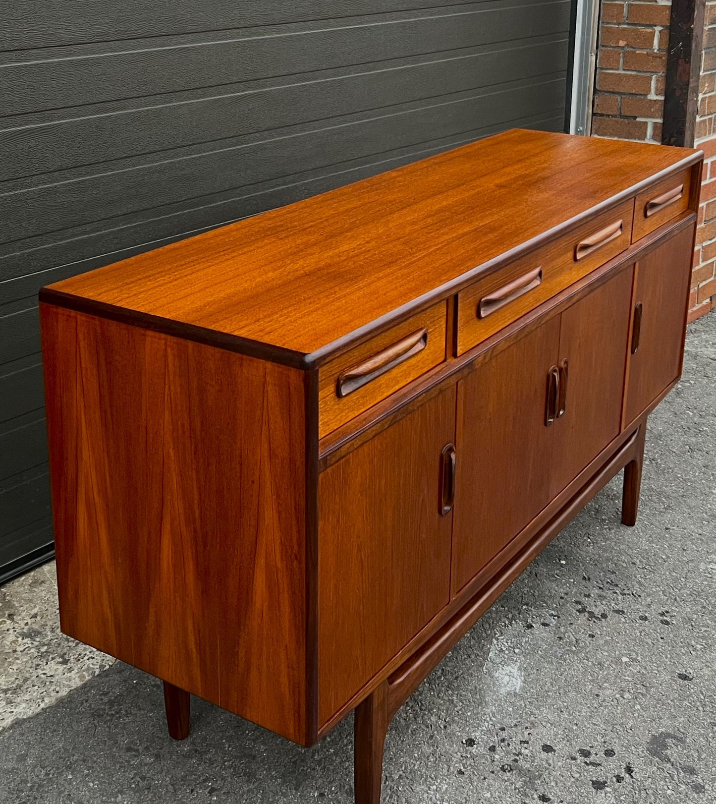 REFINISHED Mid Century Modern Teak Sideboard by V.B.Wilkins for G-Plan, 60"