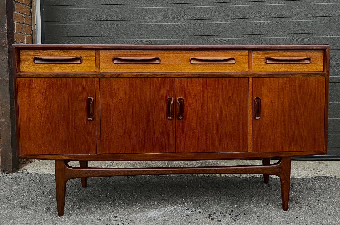 REFINISHED Mid Century Modern Teak Sideboard by V.B.Wilkins for G-Plan, 60"