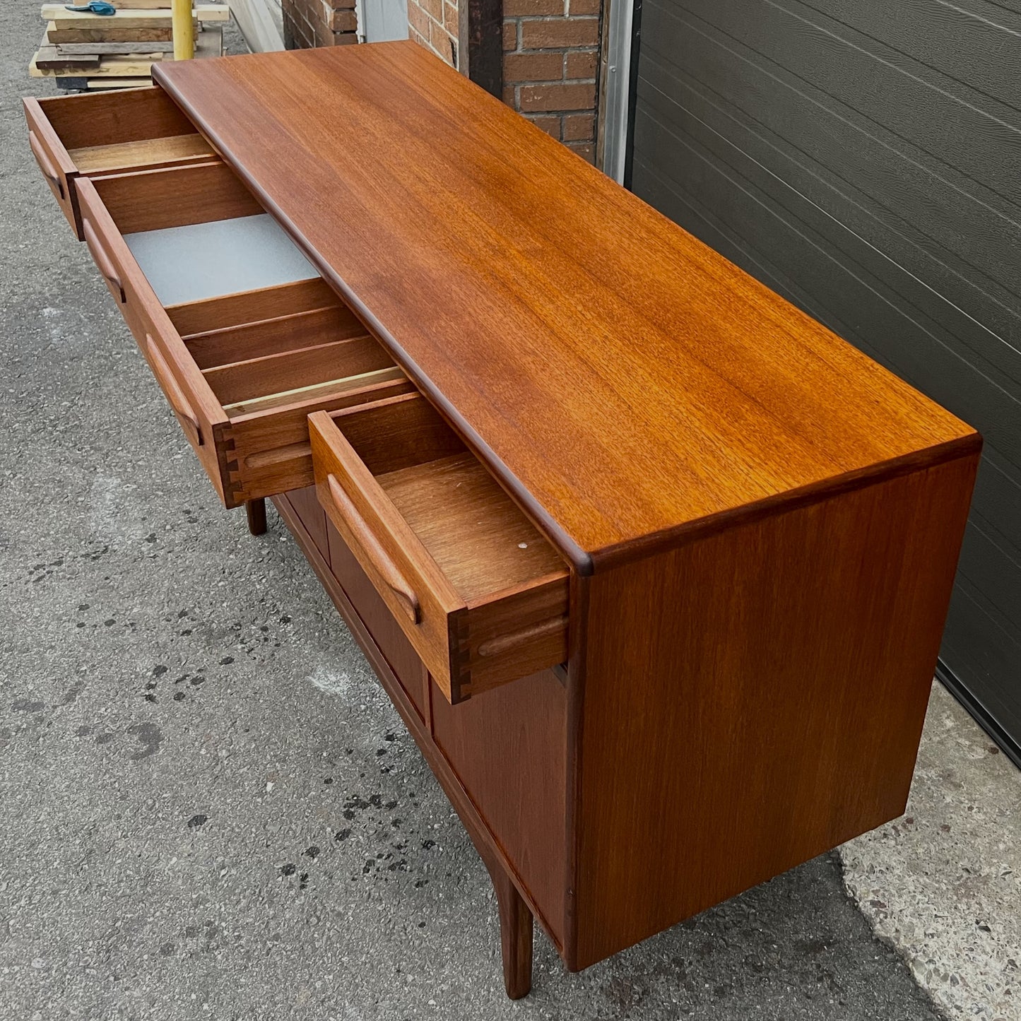 REFINISHED Mid Century Modern Teak Sideboard by V.B.Wilkins for G-Plan, 60"