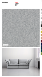 4 REUPHOLSTERED Mid Century Modern Dining Chairs in Maharam l.grey fabric, very comfortable 4