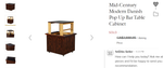 REFINISHED MCM Rolling Teak Coffee Table w Hydraulic Pop-Up Bar by Kai Kristiansen 12