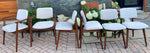 6 REFINISHED REUPHOLSTERED Mid Century Modern Solid Teak Chairs by Jan Kuypers, PERFECT 3