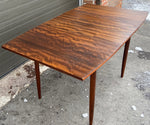 REFINISHED British MCM Extendable Dining Table by A. Cox, Perfect, Compact 42
