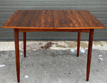 REFINISHED British MCM Extendable Dining Table by A. Cox, Perfect, Compact 42