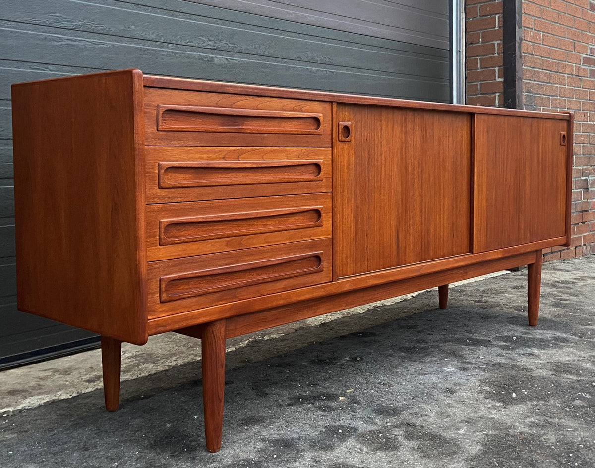 REFINISHED Danish MCM Teak Sideboard by Johannes Andersen for Uldum, 79