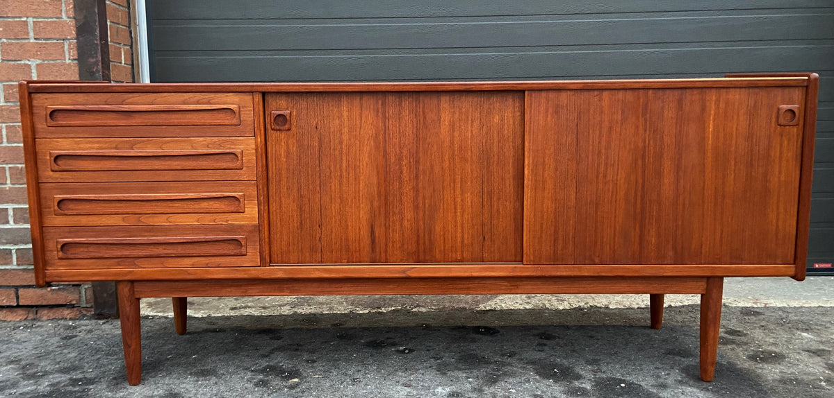 REFINISHED Danish MCM Teak Sideboard by Johannes Andersen for Uldum, 79