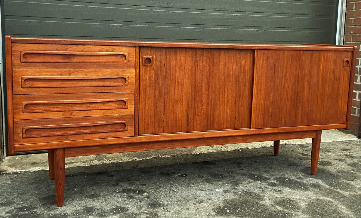 REFINISHED Danish MCM Teak Sideboard by Johannes Andersen for Uldum, 79
