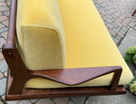 REFINISHED Mid Century Modern Daybed Sofa by A. Pearsall, NEW CUSHIONS in Wool Mohair 6
