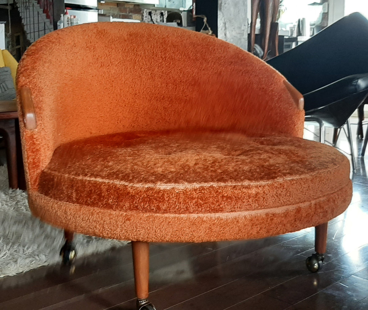 RESTORED Mid Century Modern A. Pearsall Havana Lounge Chair
