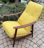 REFINISHED REUPHOLSTERED Mid-Century Modern Lounge Chair Recliner by Arnt Lande 10