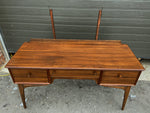 REFINISHED British MCM Vanity & Mirror or Desk by Alfred Cox, Perfect, Compact 9