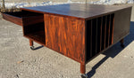 REFINISHED Danish MCM Rosewood Coffee Table w Storage by P.Lovig Nielsen 8