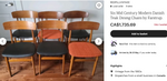 4 Danish Mid Century Modern Teak Chairs by Farstrup, will be REUPHOLSTERED 11