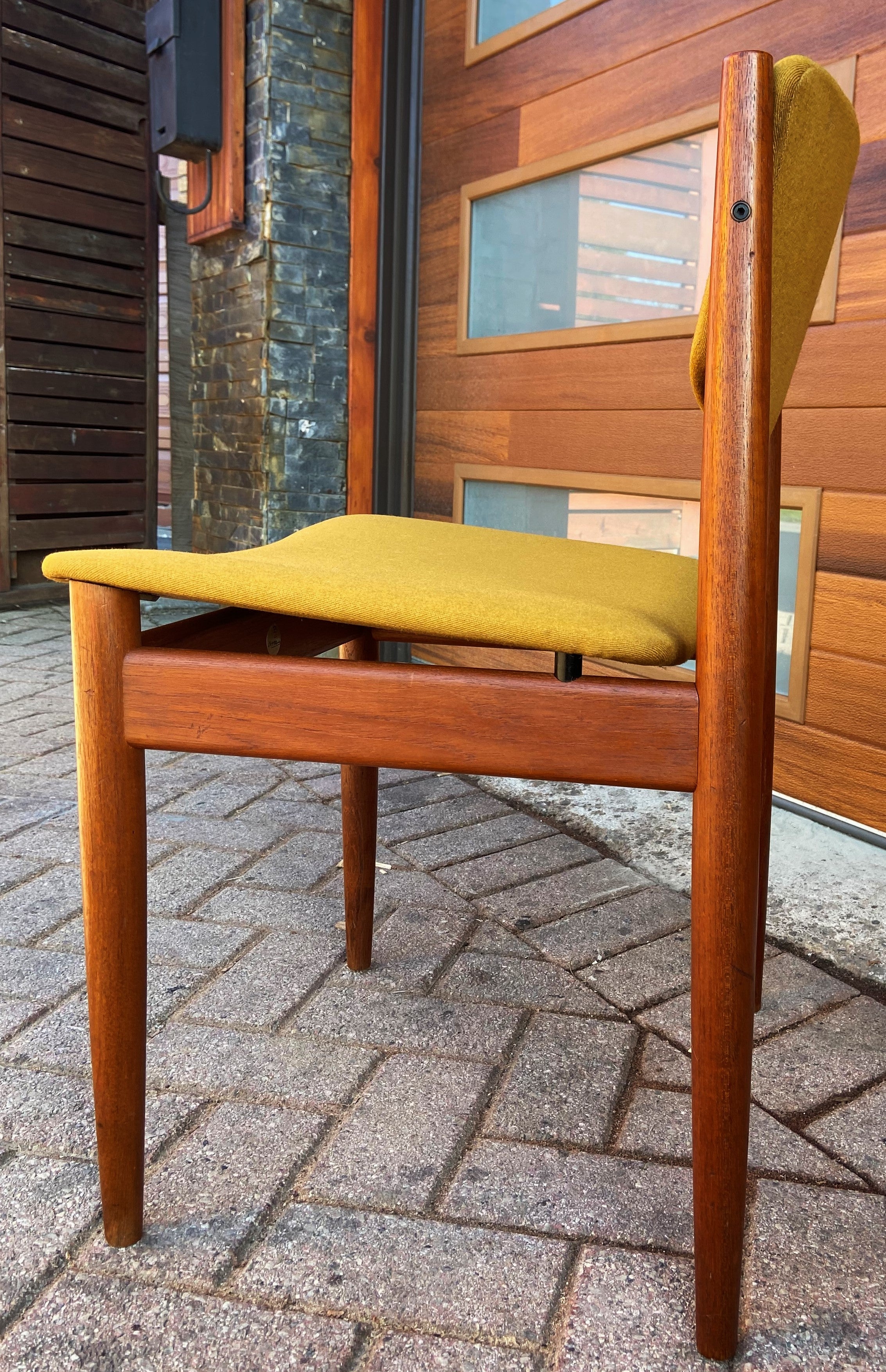 RESTORED Danish Mid-Century Modern Teak Chair by Finn Juhl for for France &  Søn