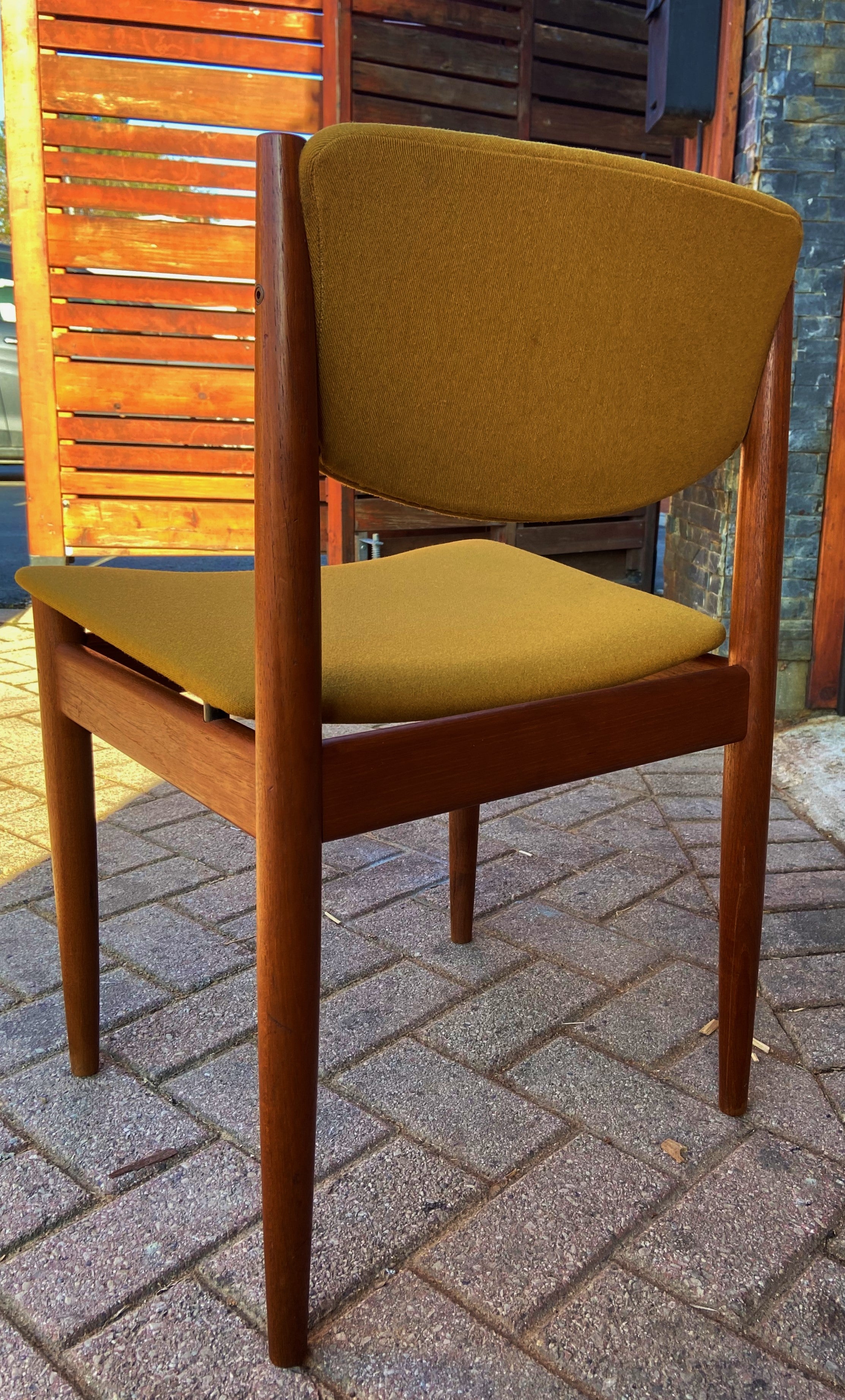 RESTORED Danish Mid-Century Modern Teak Chair by Finn Juhl for for France &  Søn