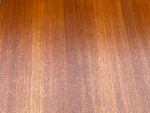 REFINISHED MCM Boat Shaped Teak Table Selfstoring w 2 Leaves by Gustav Bahus 6