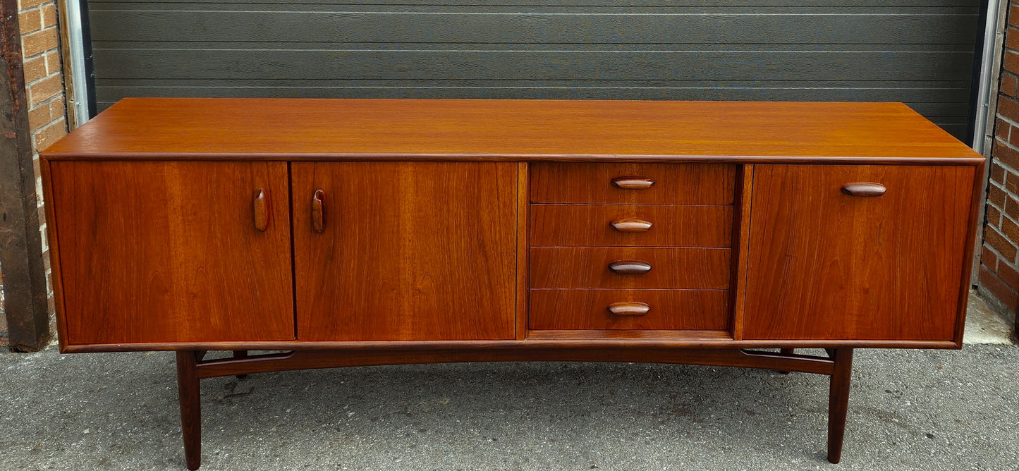 REFINISHED Mid Century Modern Sideboard by Victor B Wilkins for G-Plan 81"