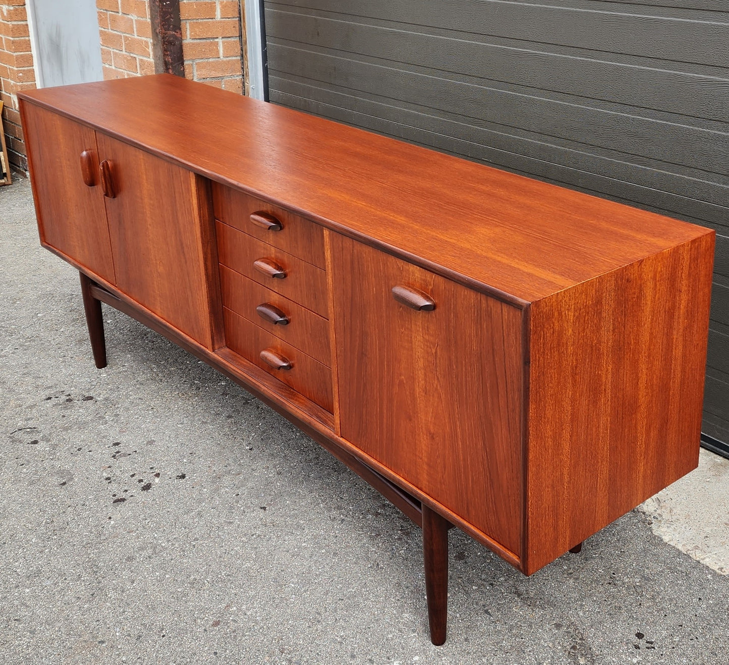 REFINISHED Mid Century Modern Sideboard by Victor B Wilkins for G-Plan 81"