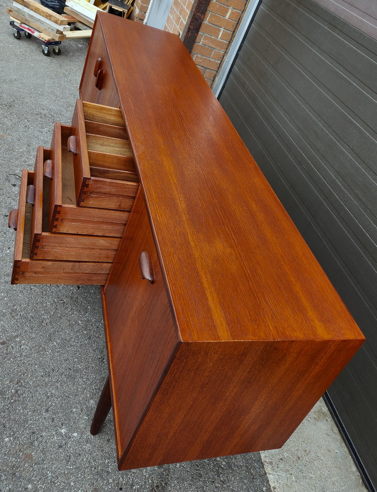 REFINISHED Mid Century Modern Sideboard by Victor B Wilkins for G-Plan 81"