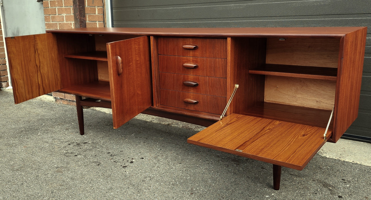 REFINISHED Mid Century Modern Sideboard by Victor B Wilkins for G-Plan 81"