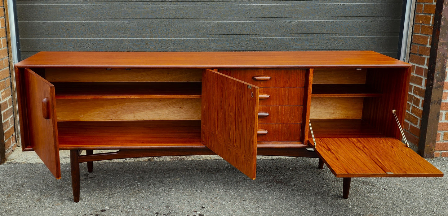 REFINISHED Mid Century Modern Sideboard by Victor B Wilkins for G-Plan 81"