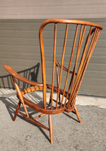 REFINISHED Mid Century Modern Armchair by Ercol, model Evergreen; no cushions 8