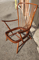 REFINISHED Mid Century Modern Armchair by Ercol, model Evergreen; no cushions 9