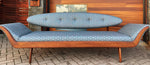 REFINISHED Mid Century Modern Luigi Tiengo Surboard Back Gondola Sofa 1