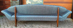 REFINISHED Mid Century Modern Luigi Tiengo Surboard Back Gondola Sofa 4
