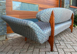REFINISHED Mid Century Modern Luigi Tiengo Surboard Back Gondola Sofa 5