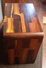 REFINISHED MCM Rosewood Patchwork Cabinet with 2 drawers 28