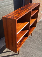 REFINISHED Danish Mid Century Modern Rosewood Bookcase 54.5