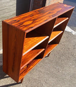 REFINISHED Danish Mid Century Modern Rosewood Bookcase 54.5
