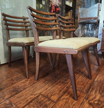 Mid Century Modern Russel Spanner Walnut Chairs (1 armchair 5 side chairs) 10
