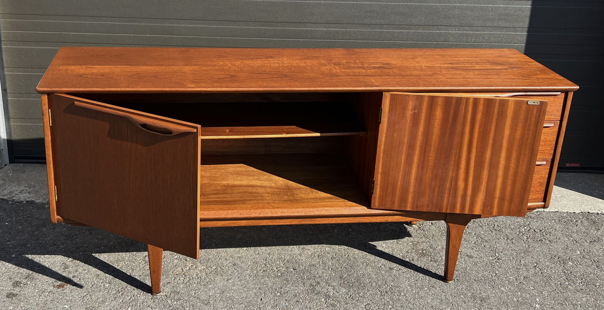 REFINISHED Mid Century Modern Sideboard by T.Robertson for McIntosh 66