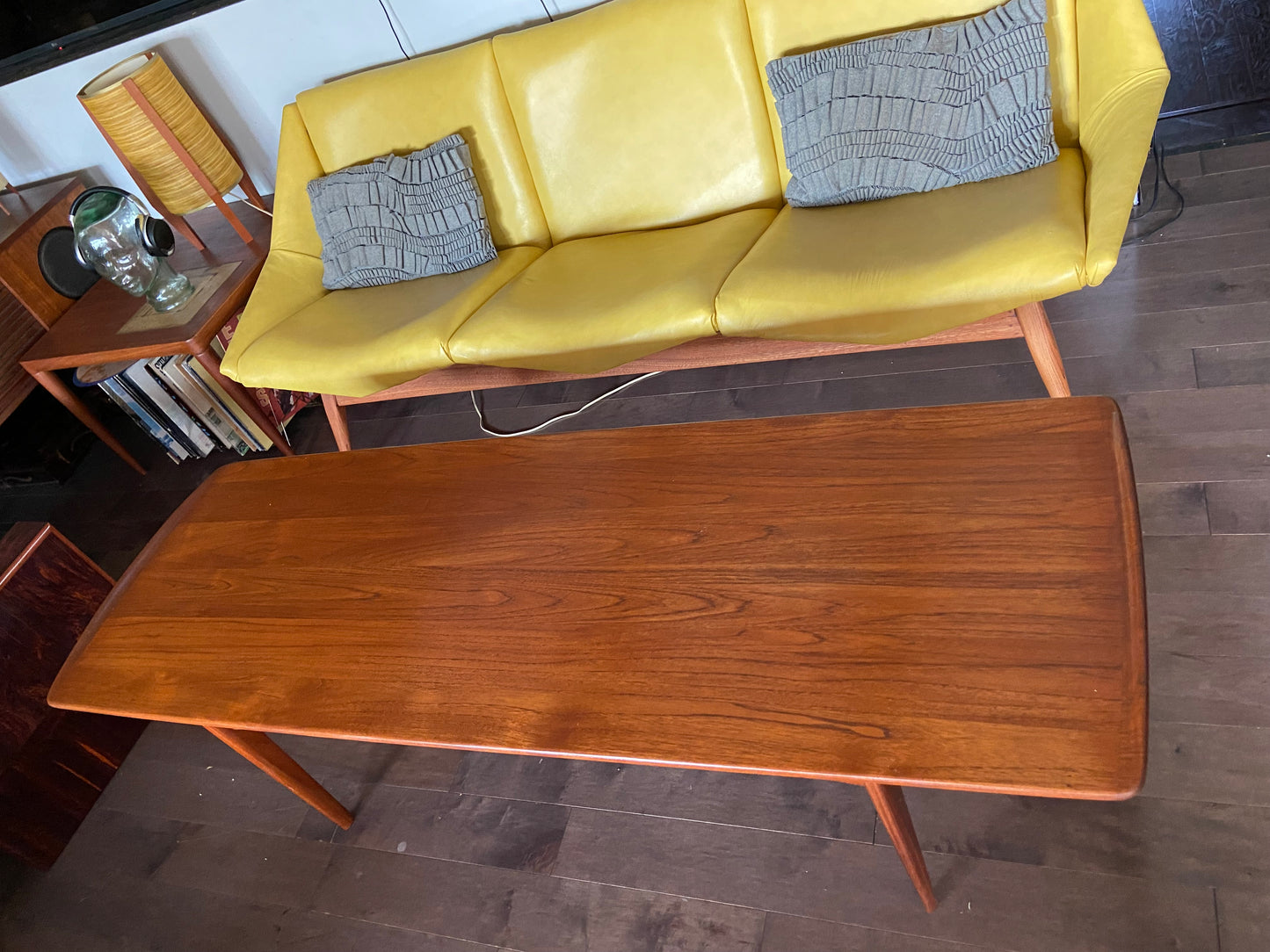 REFINISHED Mid Century Modern Solid Teak Coffee Table by France & Son, FD503, PERFECT