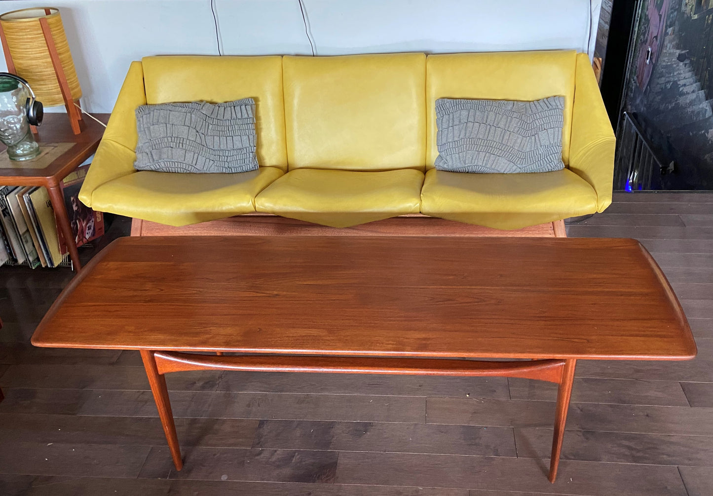 REFINISHED Mid Century Modern Solid Teak Coffee Table by France & Son, FD503, PERFECT